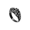 dx1579040 gioiello Anello con teschio in acciaio inossidabile