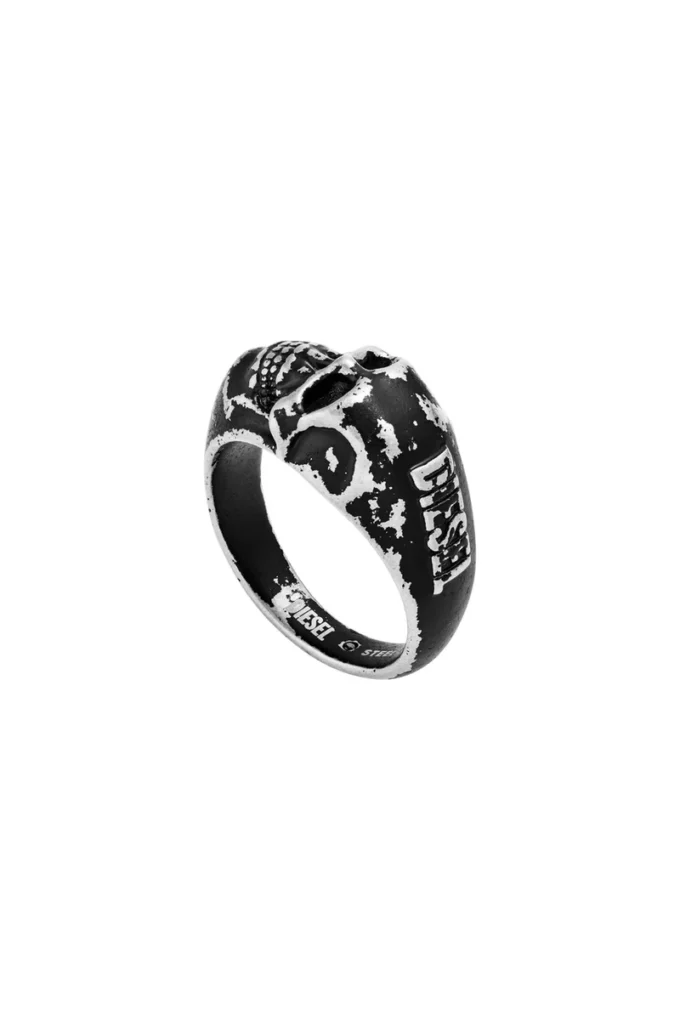 dx1579040 gioiello Anello con teschio in acciaio inossidabile