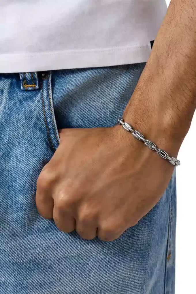 dx1583040 gioiello Bracciale a catena in acciaio inossidabile