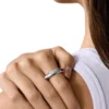 dx1584040 gioiello Anello con fascia in acciaio inossidabile dx1584040 gioiello Anello con fascia in acciaio inossidabile