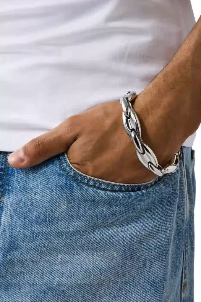 dx1585040 gioiello Bracciale a catena in acciaio inossidabile dx1585040 gioiello Bracciale a catena in acciaio inossidabile