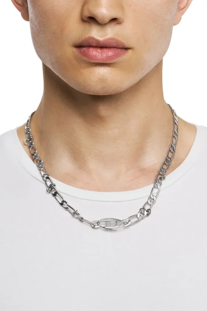 dx1600040 Collana con catena in acciaio inossidabile e ottone dx1600040 Collana con catena in acciaio inossidabile e ottone