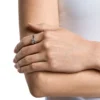 dx1603040 Anello con ciondolo in acciaio inossidabile