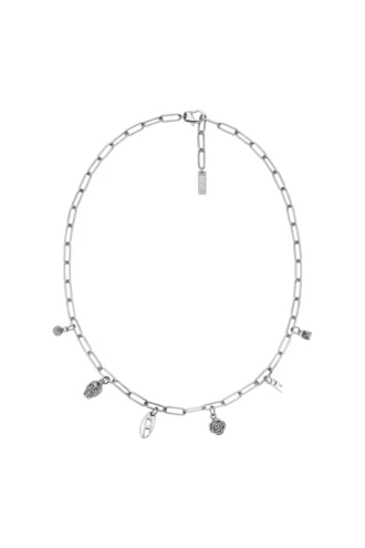 dx1605040 Collana con ciondoli in acciaio inossidabile