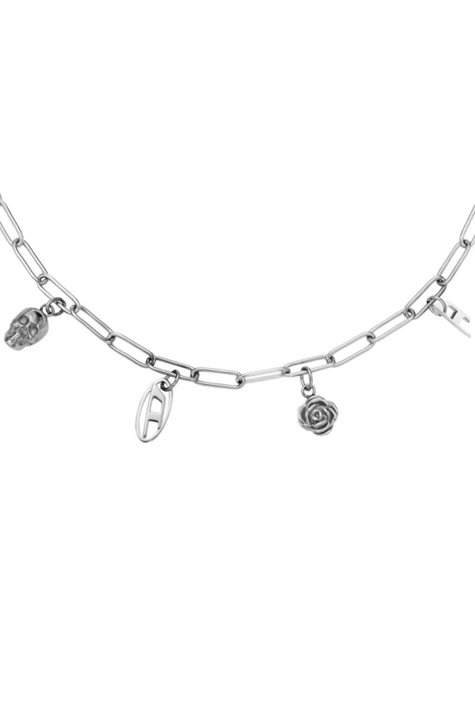 dx1605040 Collana con ciondoli in acciaio inossidabile dx1605040 Collana con ciondoli in acciaio inossidabile