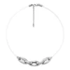 dx1615040 Collana con catena Metamorph in acciaio inossidabile e silicone