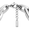 dx1617040 Bracciale a catena Metamorph in acciaio inossidabile e silicone