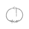 dx1622040 gioielli Bracciale con ciondoli in acciaio inossidabile