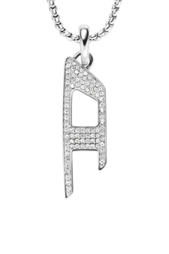 dx1624040 gioielli Collana con pendente glamour in acciaio inossidabile