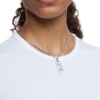 dx1625040 gioielli Collana con pendente in acciaio inossidabile con logo D dx1625040 gioielli Collana con pendente in acciaio inossidabile con logo D