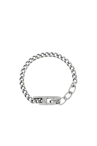 dx1627040 gioielli Bracciale con catena glitterata in acciaio inossidabile