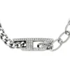 dx1627040 gioielli Bracciale con catena glitterata in acciaio inossidabile dx1627040 gioielli Bracciale con catena glitterata in acciaio inossidabile