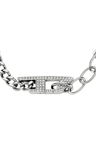 dx1627040 gioielli Bracciale con catena glitterata in acciaio inossidabile