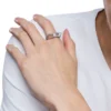 dx1629040 gioielli Anello con sigillo in acciaio inossidabile