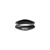 dx1632001 gioielli Anello con fascia in acciaio inossidabile nero