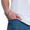 dx1633040 gioielli Bracciale a catena in acciaio inossidabile