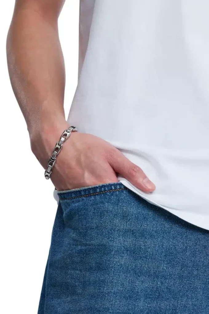 dx1633040 gioielli Bracciale a catena in acciaio inossidabile