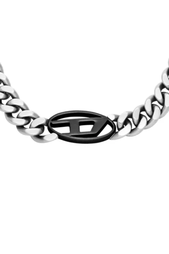 dx1635931 gioielli Collana con catena in acciaio inossidabile bicolore