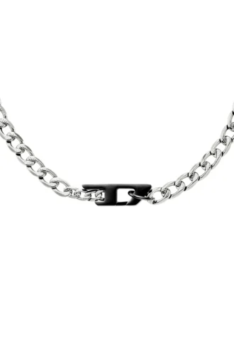 dx1636931 gioielli Collana con catena in acciaio inossidabile bicolore