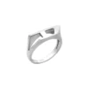 dx1638040 gioielli Anello con sigillo in acciaio inossidabile