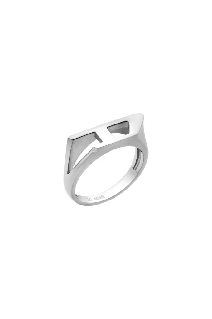 dx1638040 gioielli Anello con sigillo in acciaio inossidabile