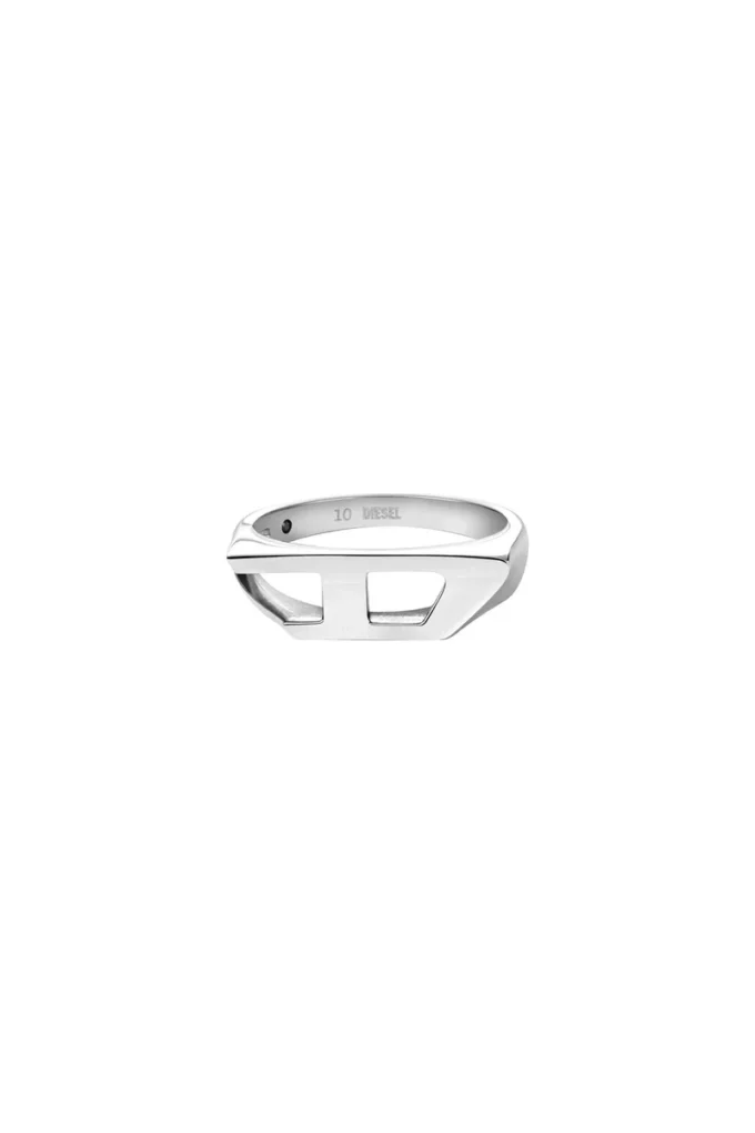 dx1638040 gioielli Anello con sigillo in acciaio inossidabile