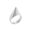 dx1641040 gioielli Anello con fascia a punte in acciaio inossidabile