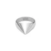 dx1641040 gioielli Anello con fascia a punte in acciaio inossidabile