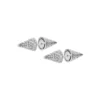 dx1658040 gioielli Orecchini a bottone in ottone argentato dx1658040 gioielli Orecchini a bottone in ottone argentato