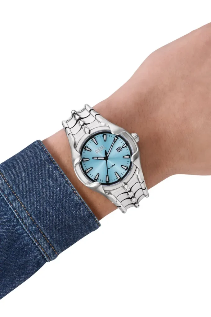 dz2200 Vert Orologio in acciaio inossidabile con tre lancette e datario dz2200 Vert Orologio in acciaio inossidabile con tre lancette e datario
