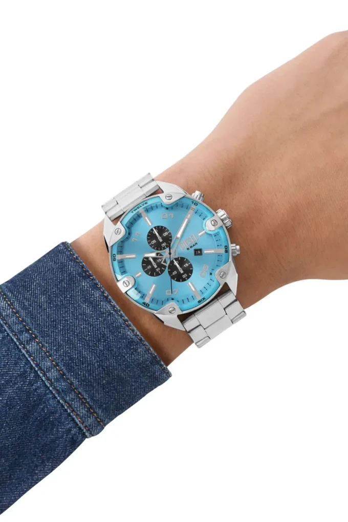 dz4655 Orologio cronografo con punte in acciaio inossidabile dz4655 Orologio cronografo con punte in acciaio inossidabile
