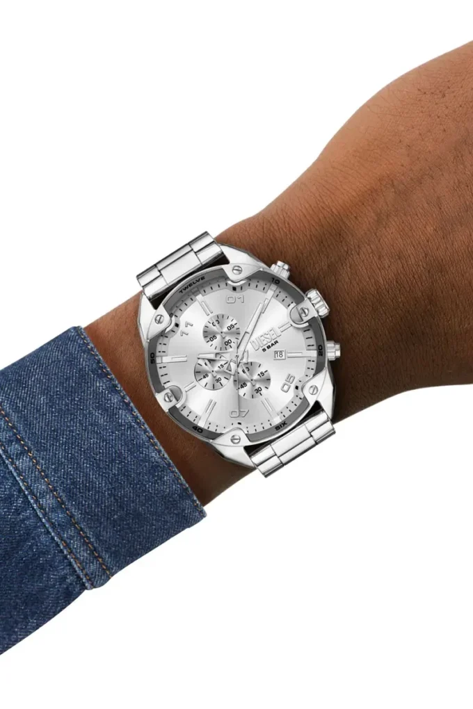 dz4677 Orologio Diesel Spiked Chronograph in acciaio inossidabile