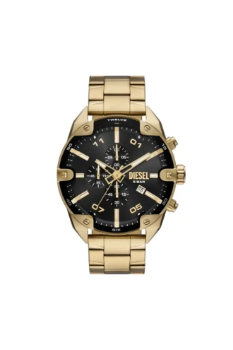 dz4678 Orologio Diesel Spiked Chronograph in acciaio inossidabile color oro