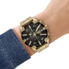 dz4678 Orologio Diesel Spiked Chronograph in acciaio inossidabile color oro dz4678 Orologio Diesel Spiked Chronograph in acciaio inossidabile color oro