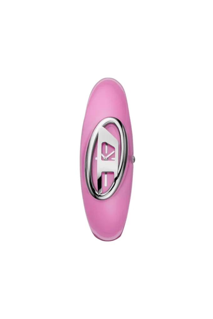 dz5617 orologio Diesel Wonder-D Orologio con due lancette in resina e nylon rosa dz5617 orologio Diesel Wonder-D Orologio con due lancette in resina e nylon rosa