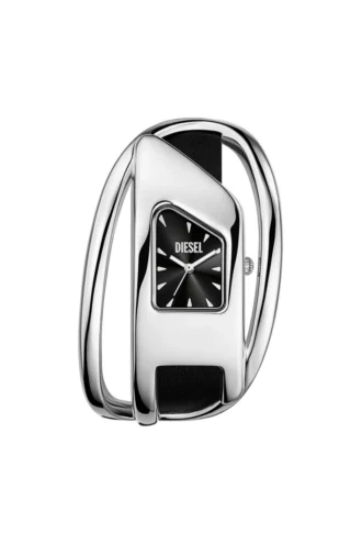 dz5627 orologio Wrap-D in pelle nera