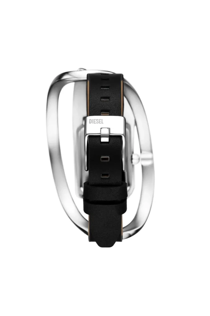 dz5627 orologio Wrap-D in pelle nera dz5627 orologio Wrap-D in pelle nera