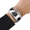 dz5627 orologio Wrap-D in pelle nera dz5627 orologio Wrap-D in pelle nera