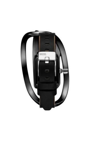 dz5629 orologio Orologio Wrap-D in pelle nera