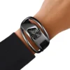 dz5629 orologio Orologio Wrap-D in pelle nera dz5629 orologio Orologio Wrap-D in pelle nera