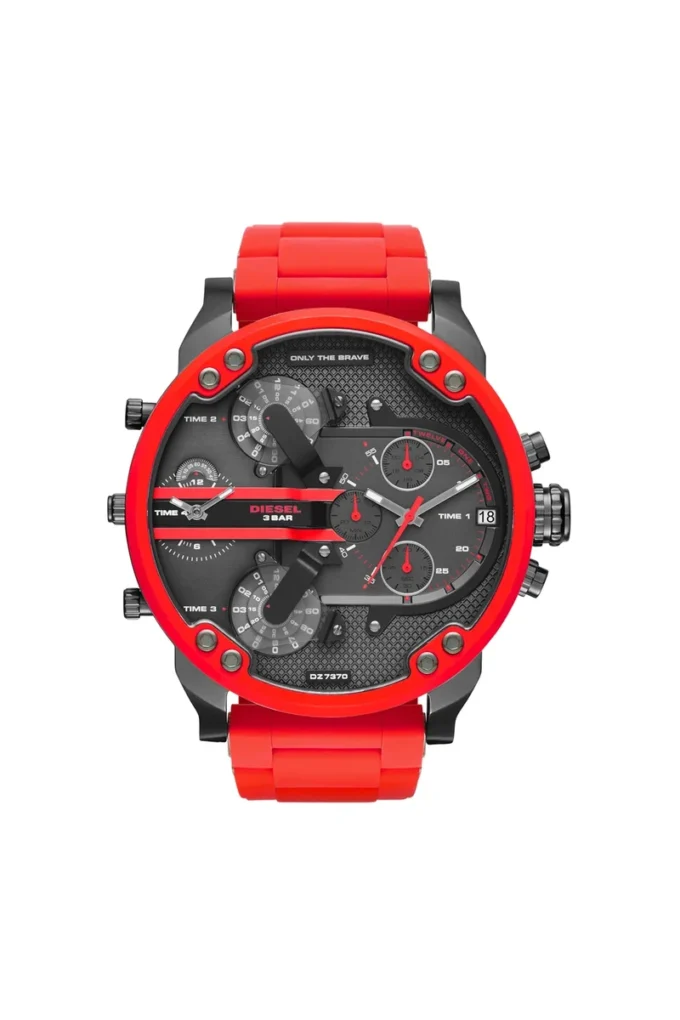 dz7370 Mr. Daddy 2.0 orologio in metallo rosso, 55 mm dz7370 Mr. Daddy 2.0 orologio in metallo rosso, 55 mm