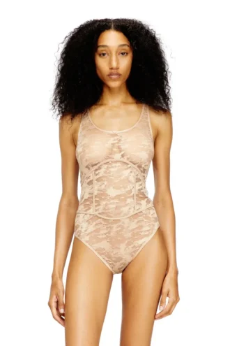 ezzy-utlt Body in nylon con disegno in pizzo