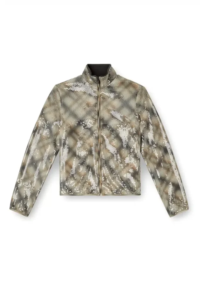 f-erequins Maglione con paillettes e motivo a quadri f-erequins Maglione con paillettes e motivo a quadri