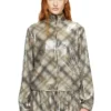 f-erequins Maglione con paillettes e motivo a quadri f-erequins Maglione con paillettes e motivo a quadri