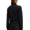 f-flacin Felpa con zip e logo cut-out f-flacin Felpa con zip e logo cut-out