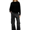 f-normy-od Felpa in cotone con ricamo ovale D f-normy-od Felpa in cotone con ricamo ovale D