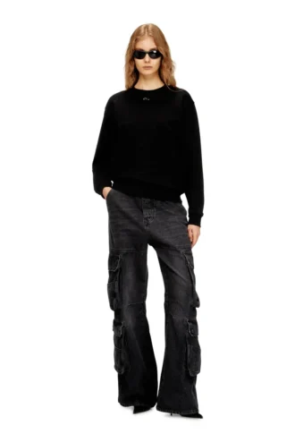 f-normy-od Felpa in cotone con ricamo ovale D
