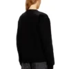 f-normy-od Felpa in cotone con ricamo ovale D f-normy-od Felpa in cotone con ricamo ovale D