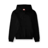 Felpa con cappuccio s-ummer-bigoval con D ovale in rilievo Felpa con cappuccio s-ummer-bigoval con D ovale in rilievo