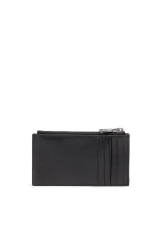 flag-d card holder iii Portacarte in pelle con chiusura a zip